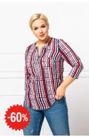 M12314 TUNIKA EWA WZÓR KRATKA