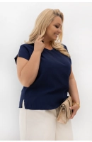 M12705 TOP KIM GRANATOWY M12705 TOP KIM GRANATOWY