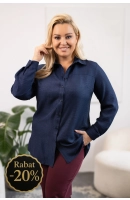 M14302 KOSZULA LUIZA GRANATOWA