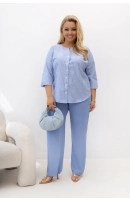 M22402 ELENA TENIS NIEBIESKA W PASKI