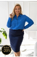 M24614 KOSZULA ILONA NIEBIESKA