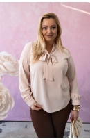 M46203 BLUZKA AMELIA BEŻOWA M46203 BLUZKA AMELIA BEŻOWA