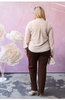 M46203 BLUZKA AMELIA BEŻOWA M46203 BLUZKA AMELIA BEŻOWA