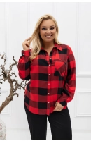 M54901 KOSZULA VIOLET KRATKA DUŻA CZERWONA M54901 KOSZULA VIOLET KRATKA DUŻA CZERWONA