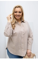 M55203 KOSZULA VANESSA OXFORD BEŻOWA M55203 KOSZULA VANESSA OXFORD BEŻOWA