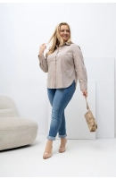 M55203 KOSZULA VANESSA OXFORD BEŻOWA M55203 KOSZULA VANESSA OXFORD BEŻOWA