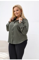 M55604 KOSZULA VALENTINA SATYNOWA KHAKI M55604 KOSZULA VALENTINA SATYNOWA KHAKI