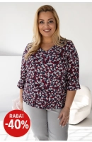 M56563 BLUZKA FANTASY WZÓR STOKROTKI