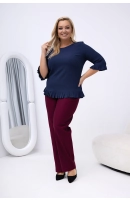 M57002 BLUZKA FELICIA GRANATOWA