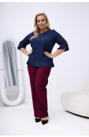 M57002 BLUZKA FELICIA GRANATOWA