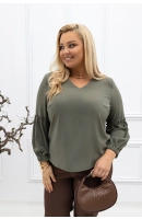 M57204 BLUZKA CARMEN KHAKI M57204 BLUZKA CARMEN KHAKI