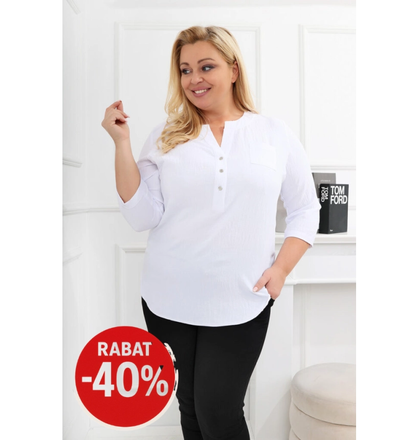 M12327 TUNIKA EWA BIAŁA