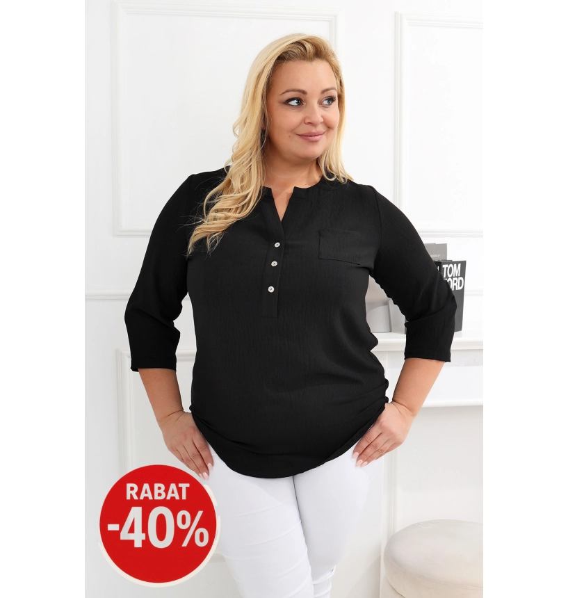 M12330 TUNIKA EWA CZARNA M12330 TUNIKA EWA CZARNA