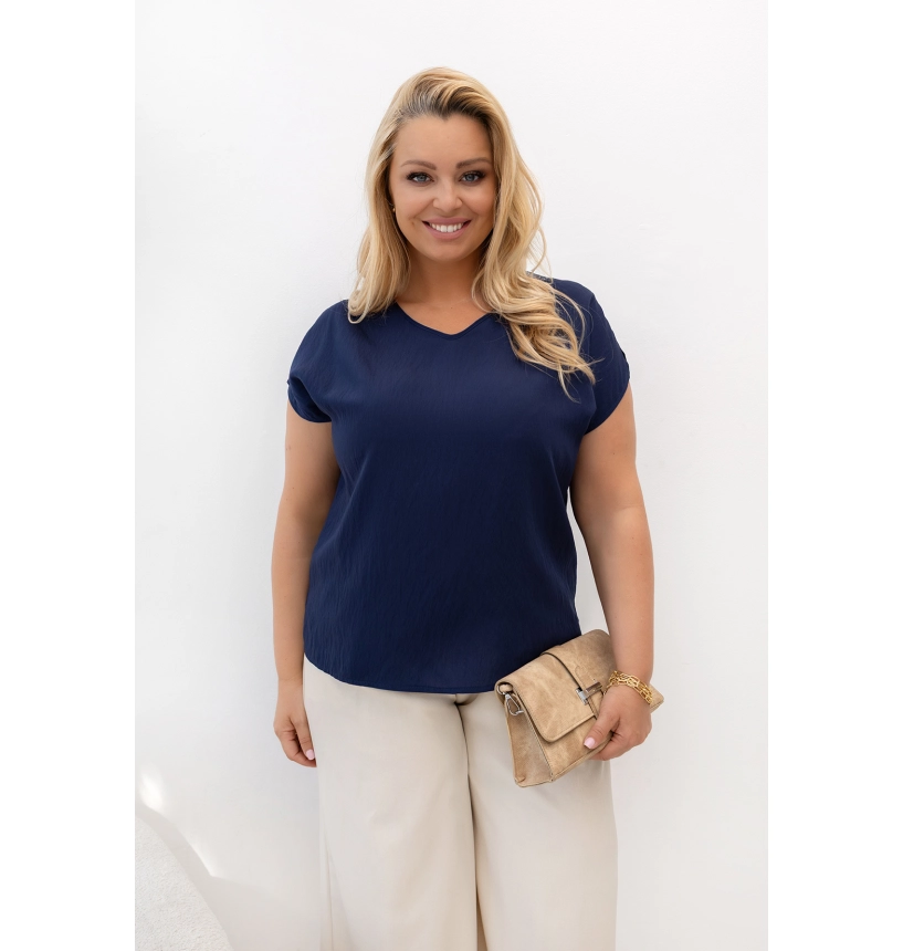 M12705 TOP KIM GRANATOWY M12705 TOP KIM GRANATOWY