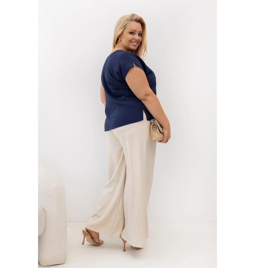 M12705 TOP KIM GRANATOWY M12705 TOP KIM GRANATOWY