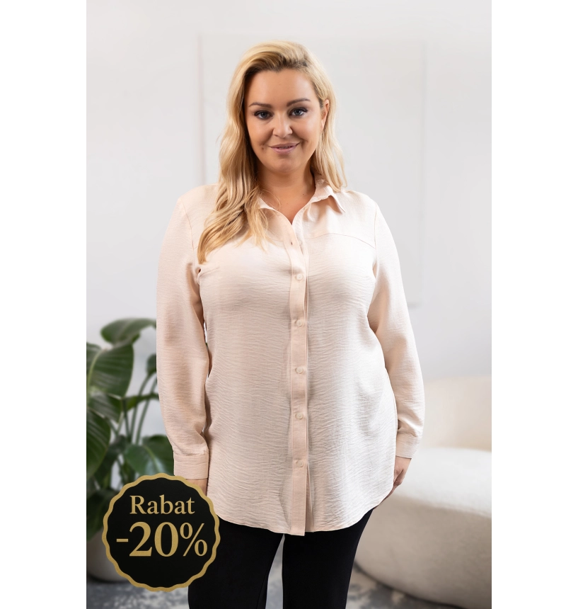 M14303 KOSZULA LUIZA BEŻOWA