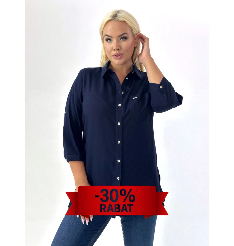 M14541 KOSZULA ILONA GRANATOWA