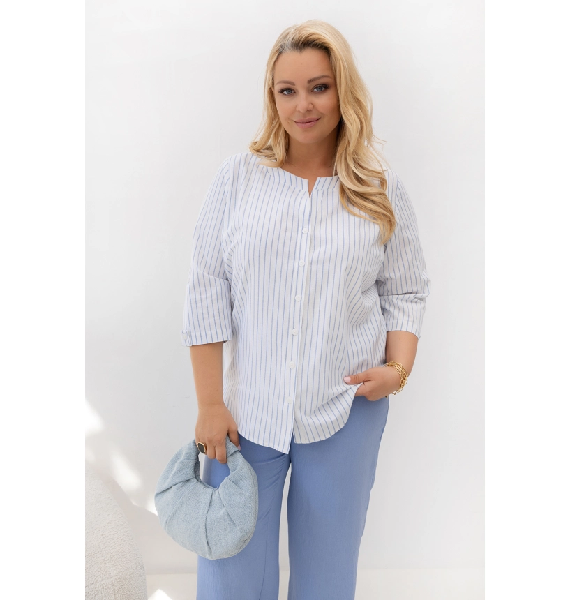 M22403 ELENA TENIS BIAŁA W PASKI