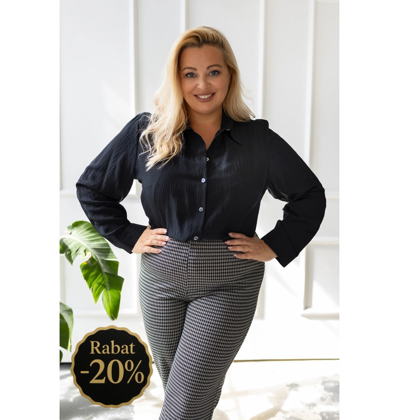 M24701 KOSZULA VIOLET CZARNA