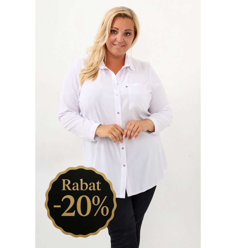 M44700 KOSZULA INGRID BIAŁA
