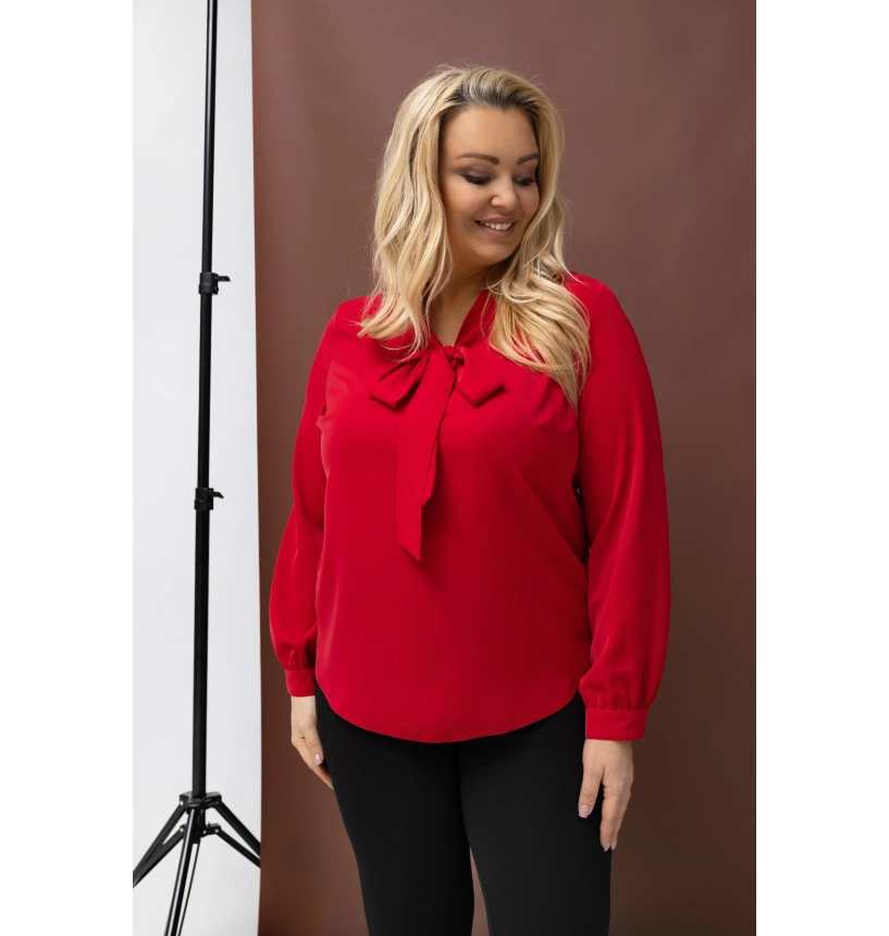 M46208 BLUZKA AMELIA CZERWONA M46208 BLUZKA AMELIA CZERWONA