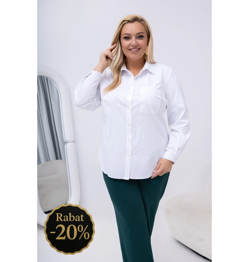 M54700 KOSZULA VIOLET 2 BIAŁA