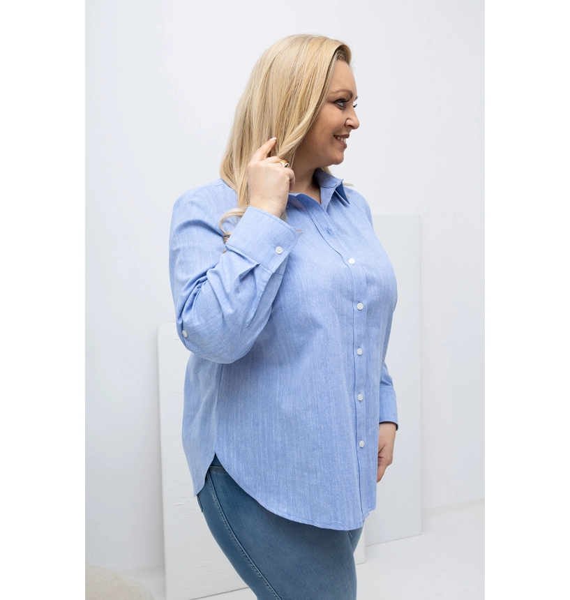 M55205 KOSZULA VANESSA OXFORD NIEBIESKA M55205 KOSZULA VANESSA OXFORD NIEBIESKA