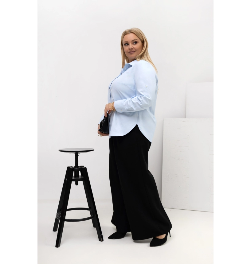 M55505 KOSZULA VANESSA OXFORD BŁĘKITNA STRECZ M55505 KOSZULA VANESSA OXFORD BŁĘKITNA STRECZ