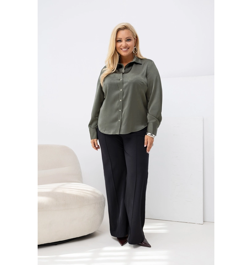 M55604 KOSZULA VALENTINA SATYNOWA KHAKI M55604 KOSZULA VALENTINA SATYNOWA KHAKI