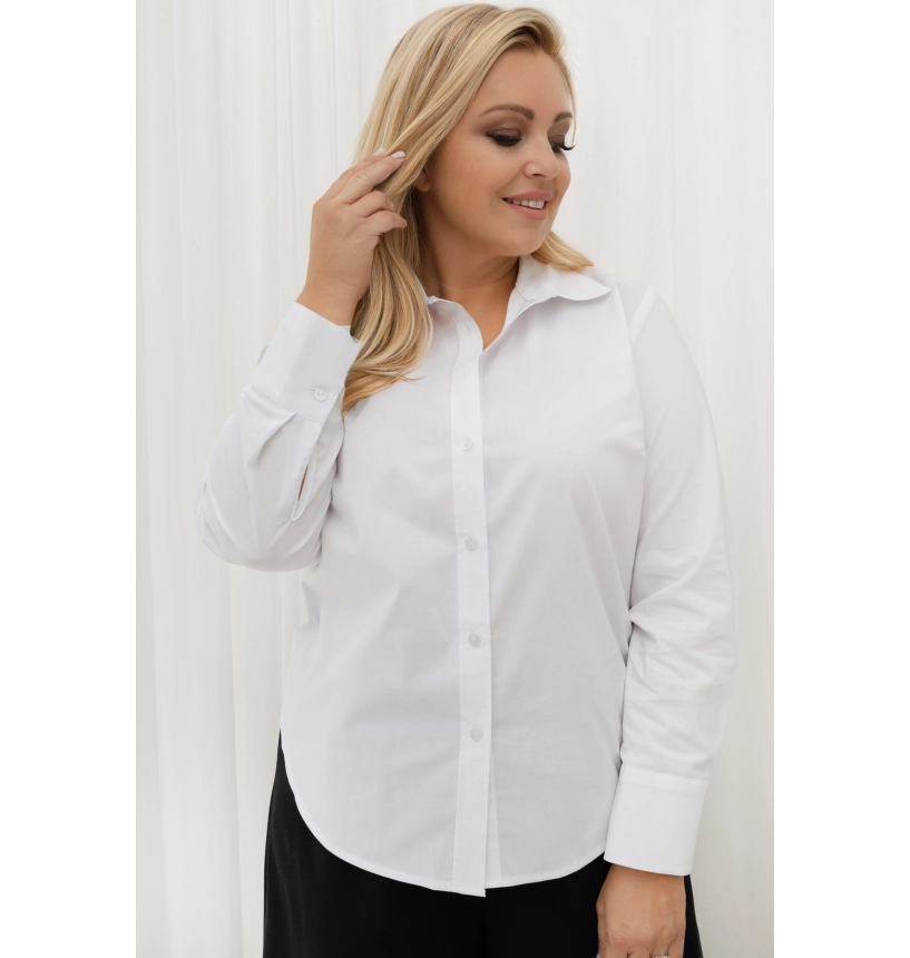 M55700 KOSZULA VIRGINIA BIAŁA STRECZ