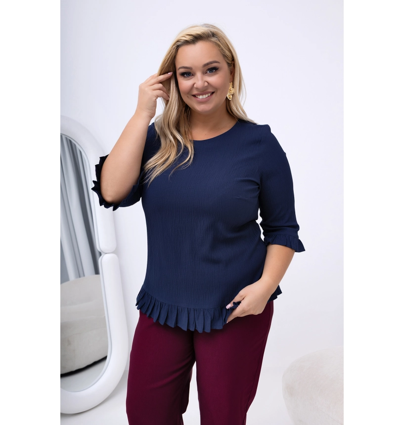 M57002 BLUZKA FELICIA GRANATOWA