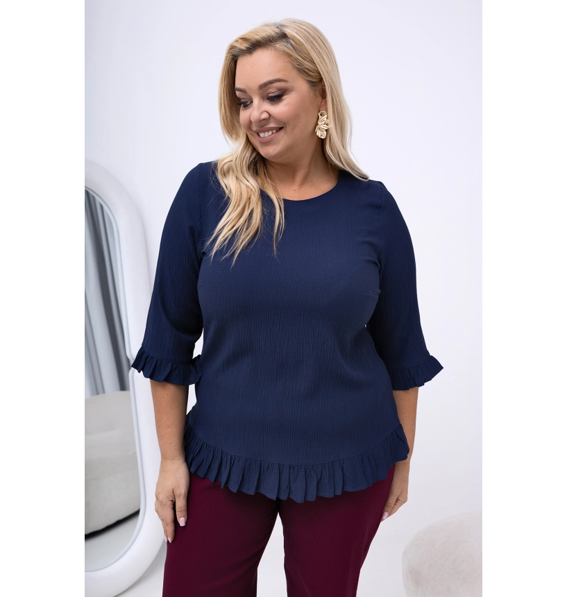 M57002 BLUZKA FELICIA GRANATOWA