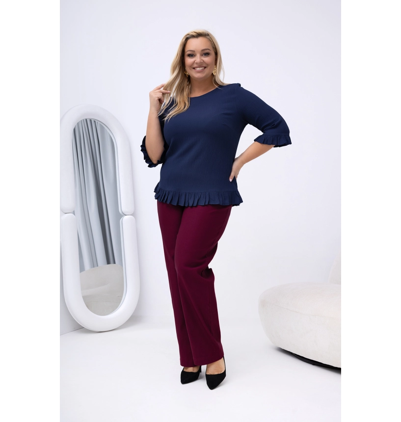 M57002 BLUZKA FELICIA GRANATOWA