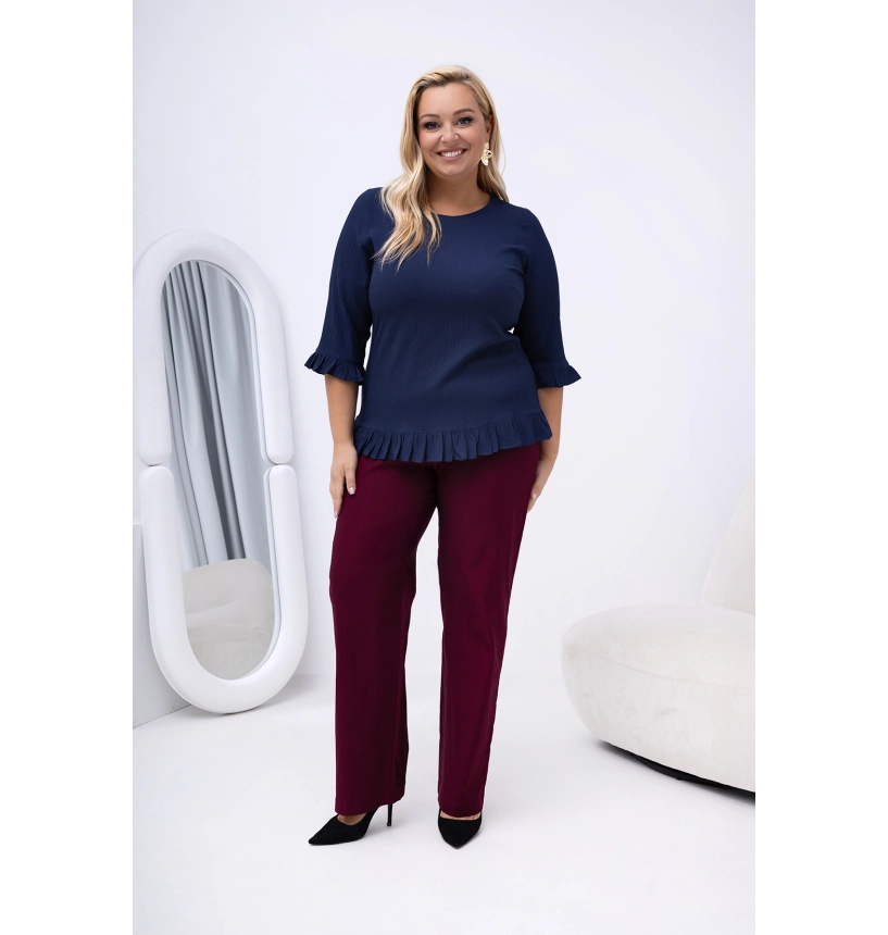 M57002 BLUZKA FELICIA GRANATOWA
