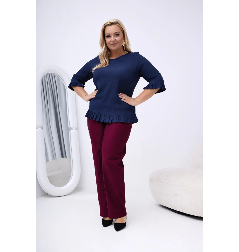 M57002 BLUZKA FELICIA GRANATOWA