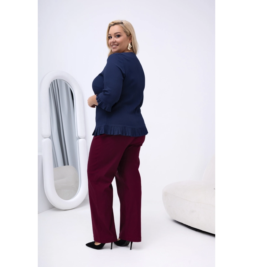 M57002 BLUZKA FELICIA GRANATOWA
