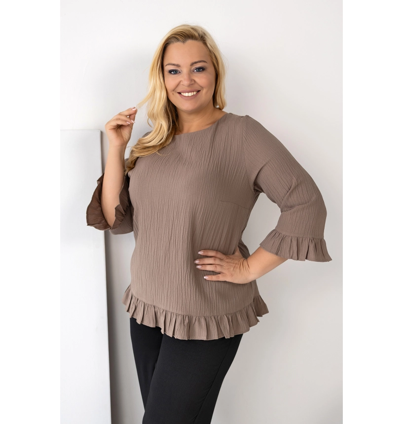 M57017 BLUZKA FELICIA KAKAO
