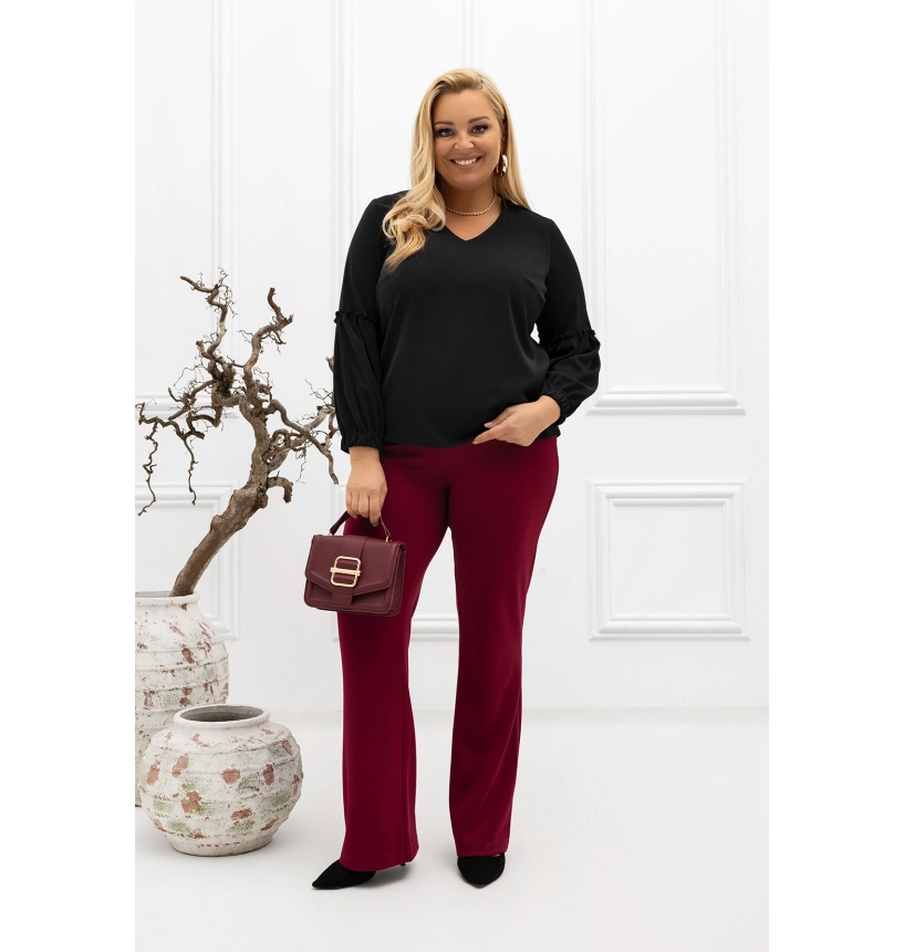 M57201 BLUZKA CARMEN CZARNA