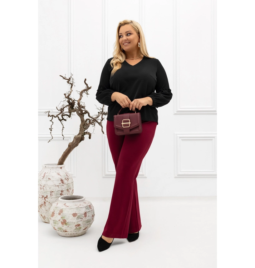 M57201 BLUZKA CARMEN CZARNA