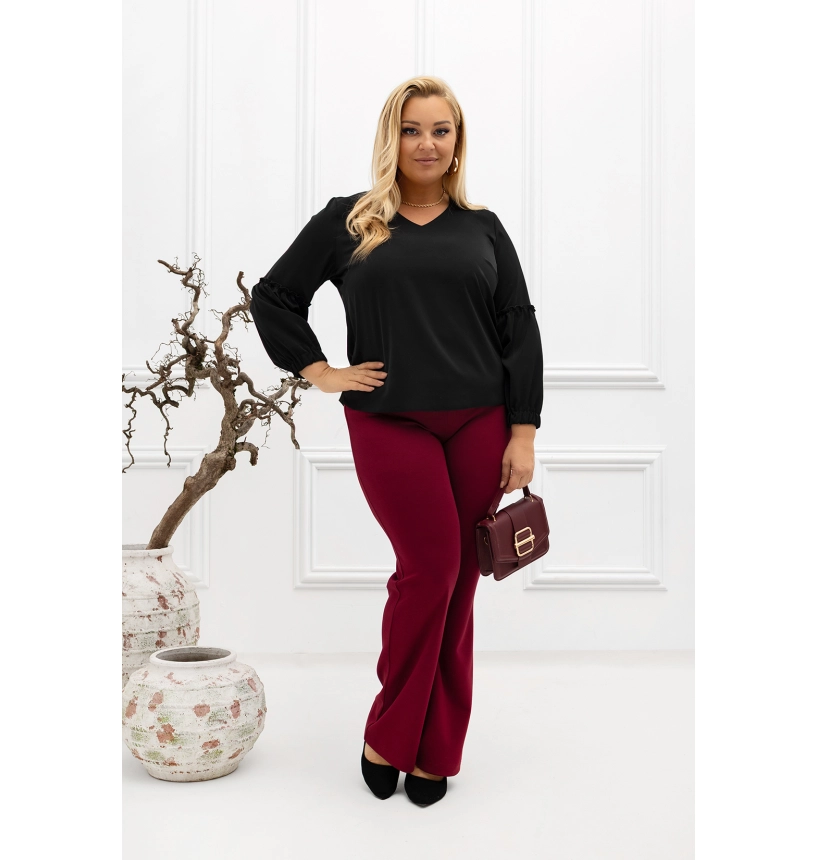 M57201 BLUZKA CARMEN CZARNA