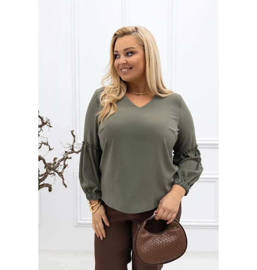 M57204 BLUZKA CARMEN KHAKI M57204 BLUZKA CARMEN KHAKI