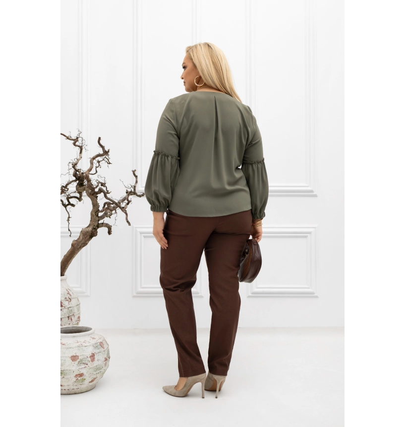 M57204 BLUZKA CARMEN KHAKI M57204 BLUZKA CARMEN KHAKI