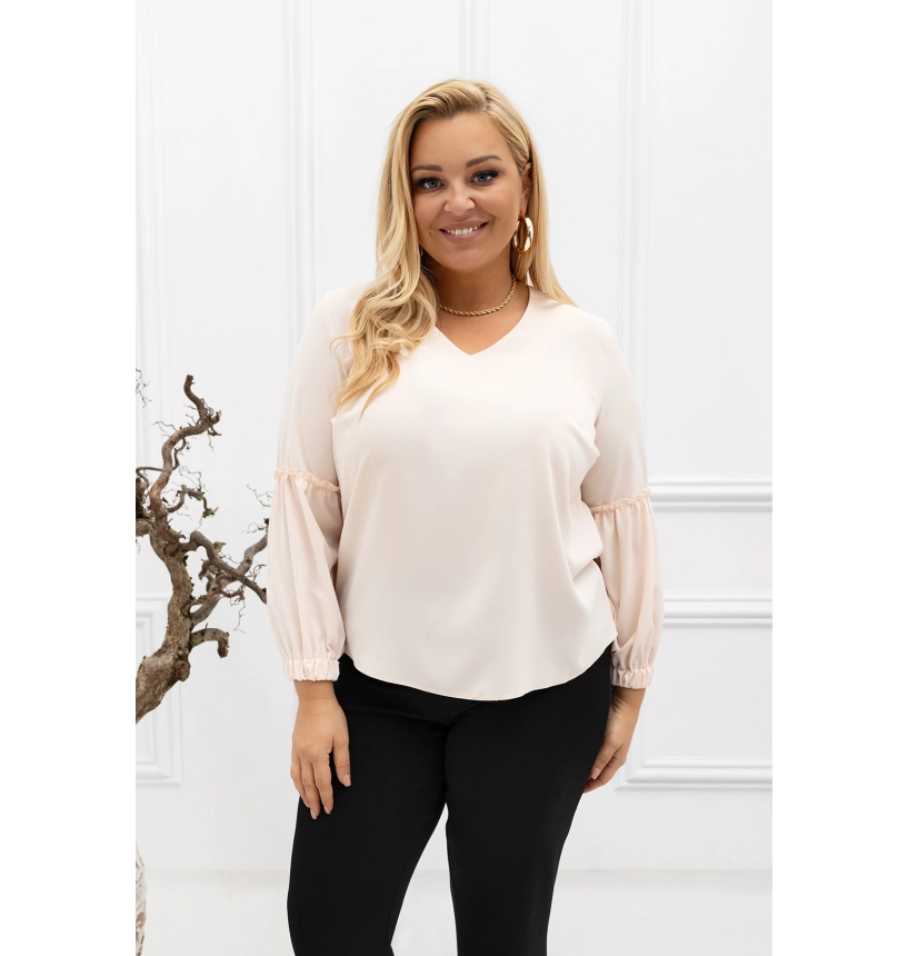 M57215 BLUZKA CARMEN ŁOSOSIOWA