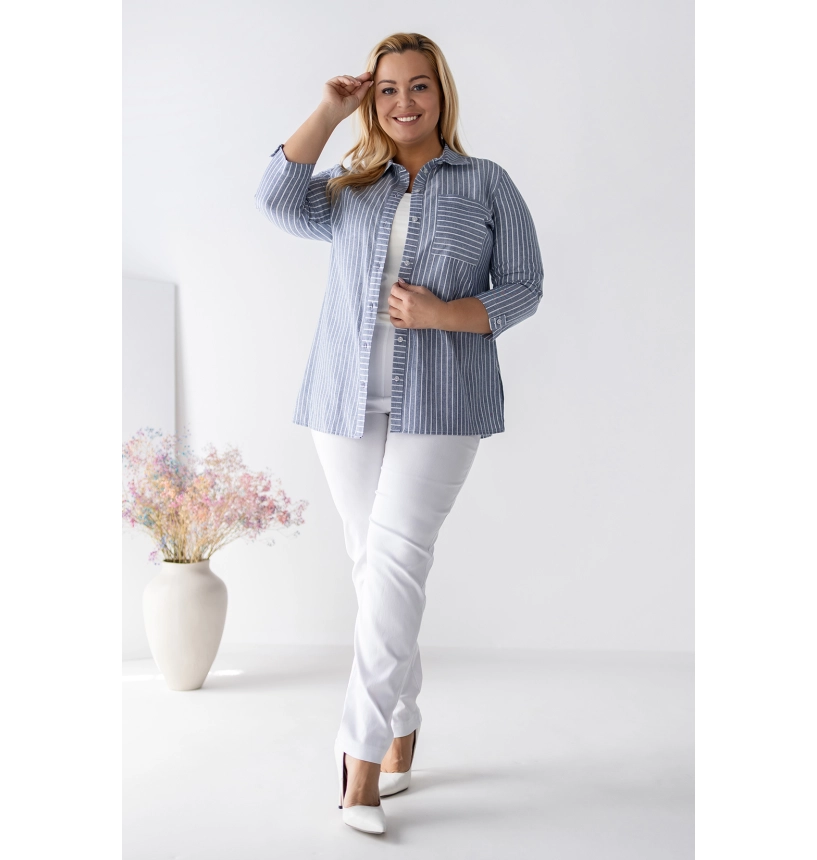 M84502 KOSZULA MARINE W PASKI TENIS JEANS