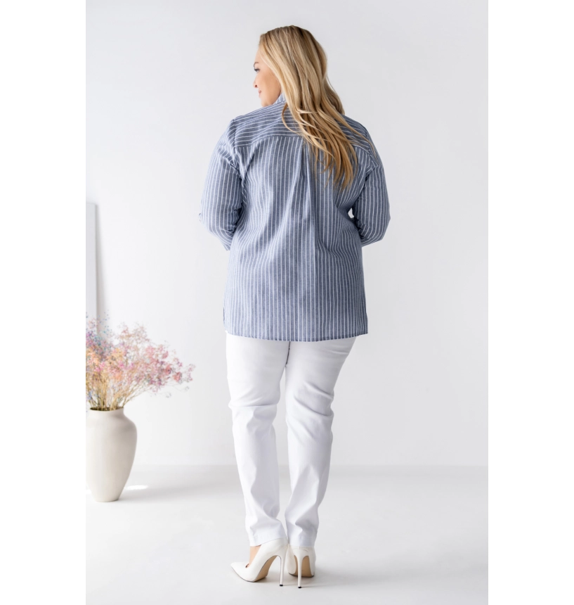 M84502 KOSZULA MARINE W PASKI TENIS JEANS