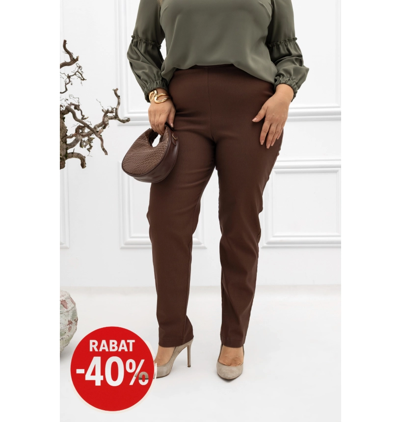 S117 SPODNIE ALEX BRĄZOWE