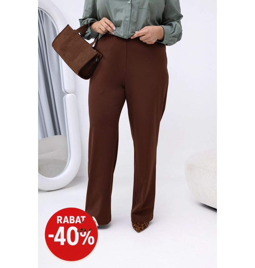 S217 SPODNIE ANDY BRĄZOWE